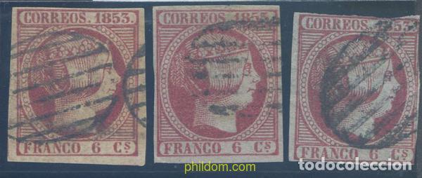 Francobolli: 650797 USED ESPA&Ntilde;A 1853 ISABEL II