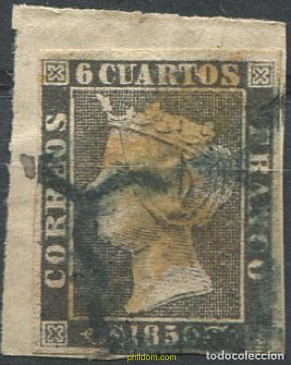 Francobolli: 365707 USED ESPA&Ntilde;A 1850 ISABEL II