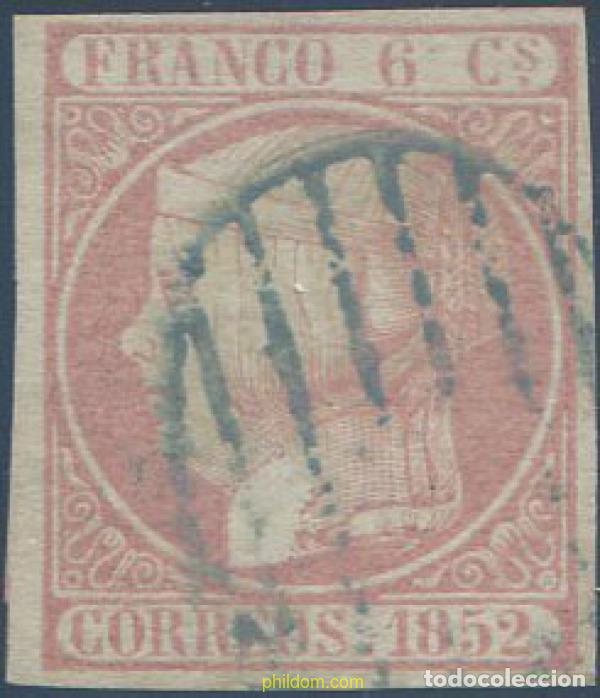 Francobolli: 650772 USED ESPA&Ntilde;A 1852 ISABEL II