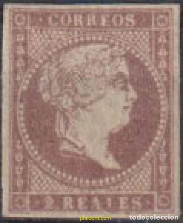Timbres: 612681 HINGED ESPA&Ntilde;A 1856 ISABEL II