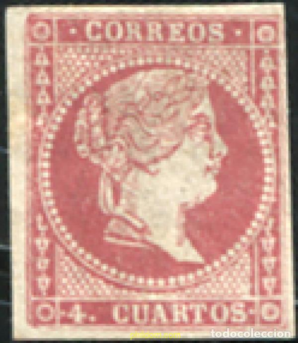 Timbres: 613180 HINGED ESPA&Ntilde;A 1856 ISABEL II