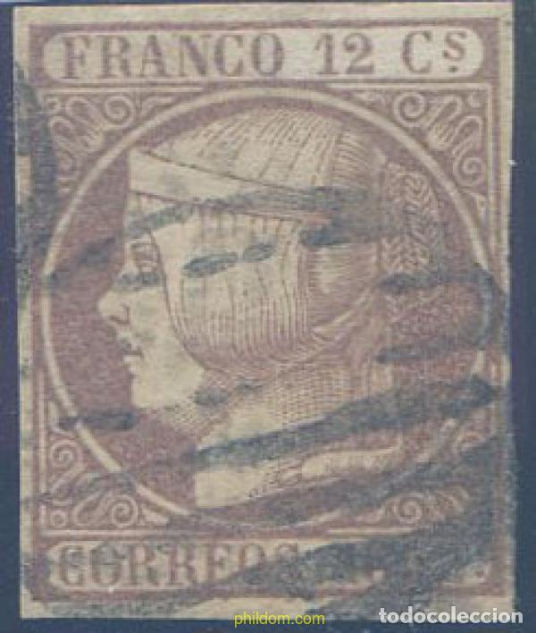 Timbres: 650792 USED ESPA&Ntilde;A 1852 ISABEL II