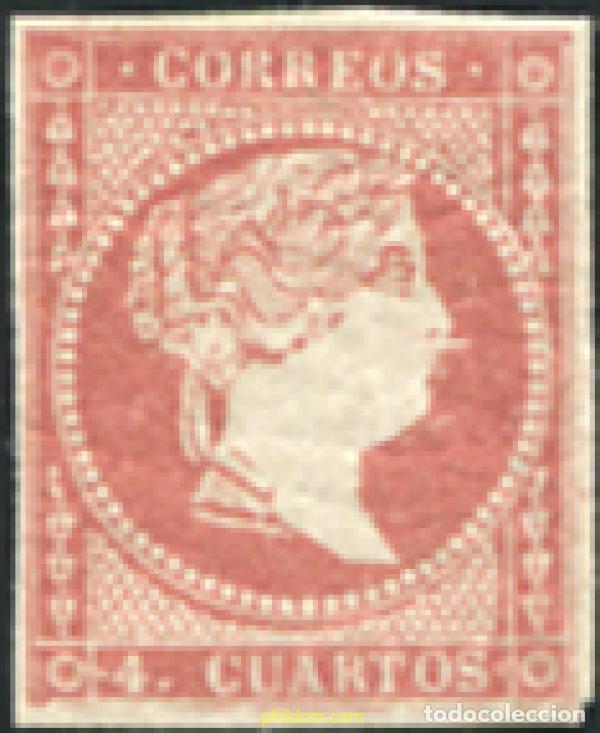Timbres: 623068 HINGED ESPA&Ntilde;A 1856 ISABEL II
