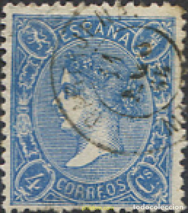 Stamps: 271990 USED ESPA&Ntilde;A 1865 ISABEL II