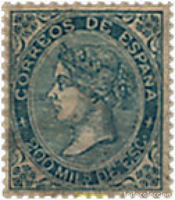 Timbres: 617808 HINGED ESPA&Ntilde;A 1868 ISABEL II