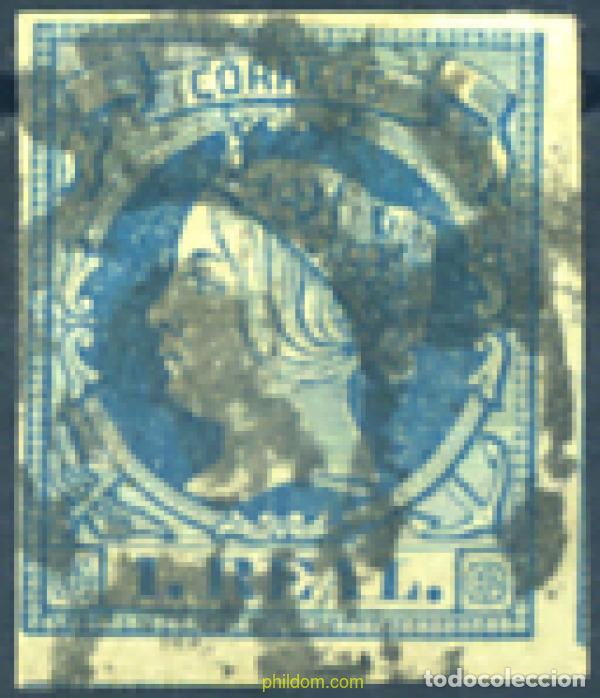 Sellos: 246750 USED ESPA&Ntilde;A 1860 ISABEL II