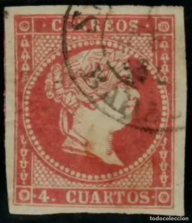 Sellos: FA0677. HISTORIA POSTAL. Emisi&oacute;n de 1855-59. Fechador Tipo I de Siruela