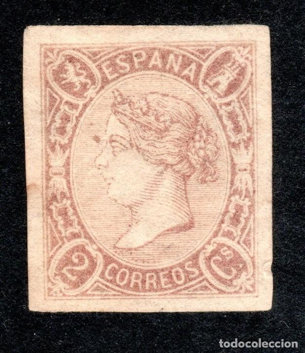 Sellos: EDIFIL 73A ISABEL II. A&Ntilde;O 1865. MNG. VALOR CAT&Aacute;LOGO: 660 &euro;. (SALIDA: 0,01 &euro;).