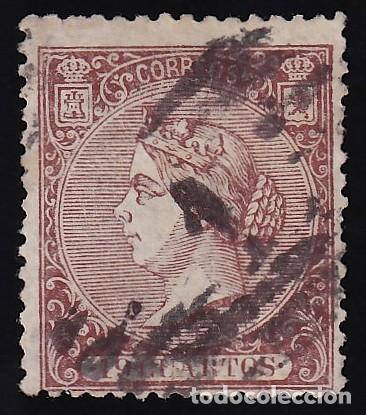Stamps: ESPA&Ntilde;A, 1866 EDIFIL N&ordm; 83, 19 cu. casta&ntilde;o.
