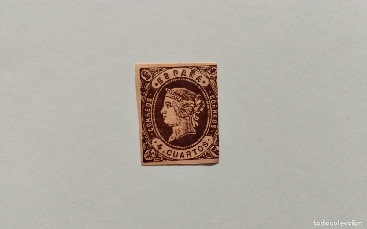 Sellos: ESPA&Ntilde;A - 1862 - ISABEL II - EDIFIL 58A (TIPO II ) - MNH** - NUEVO SIN FIJASELLOS