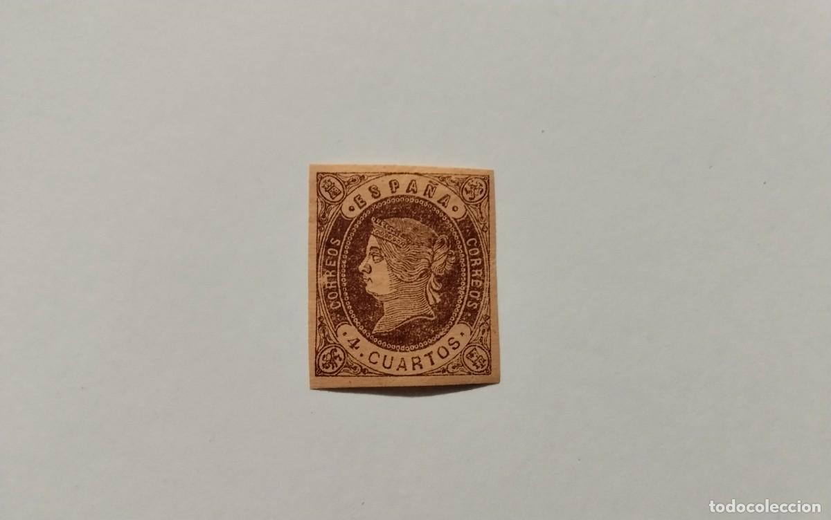 Selos: ESPA&Ntilde;A - 1862 - ISABEL II - EDIFIL 58A (TIPO II) - LUJO - MNH** - NUEVO