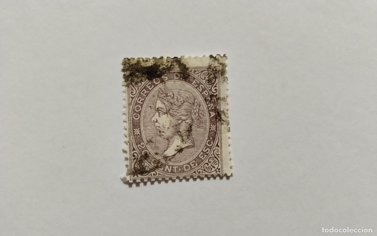Stamps: ESPA&Ntilde;A - 1867 - ISABEL II - EDIFIL 92