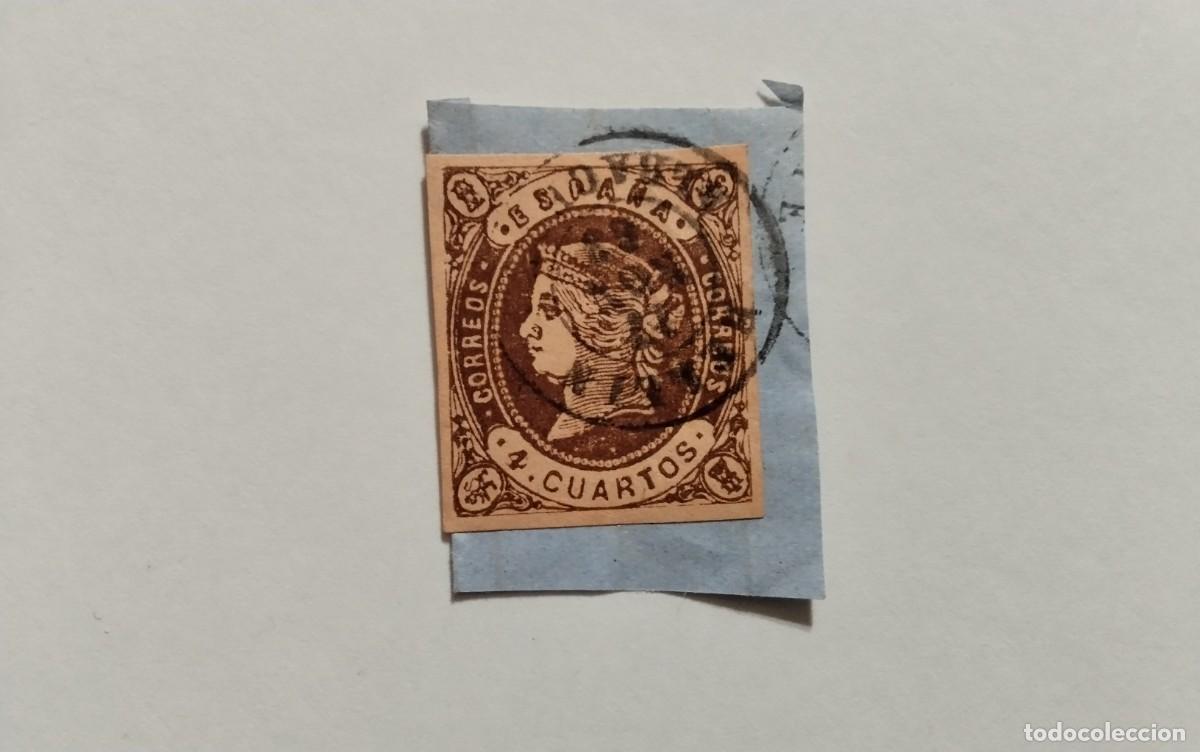 Briefmarken: ESPA&Ntilde;A - 1862 - ISABEL II - EDIFIL 58A (TIPO II)- MATASELLOS FECHADOR