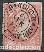 Sellos: 1855 Isabel II, EDIFIL n&ordm; 48 (o) matasello Ambulante Ascendente, 2&ordf; Esp., Madrid