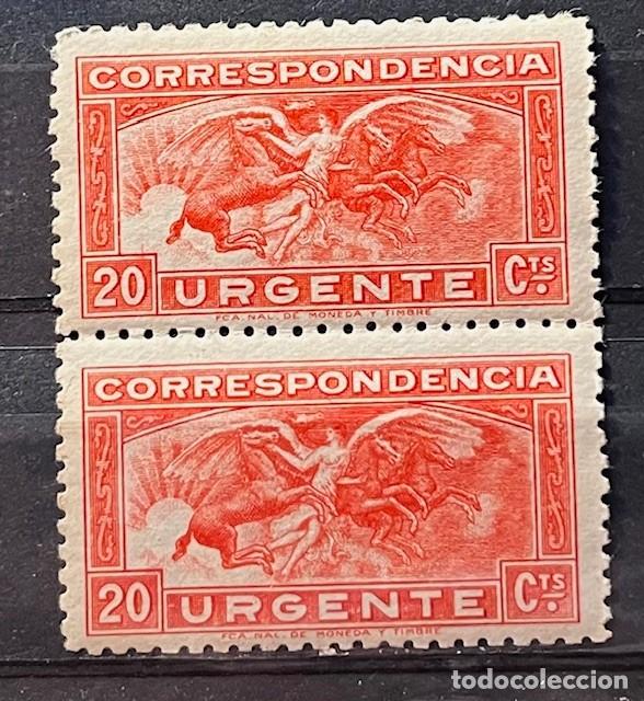 Sellos: 1936Angeles y caballos,centrados,goma,MNH**
