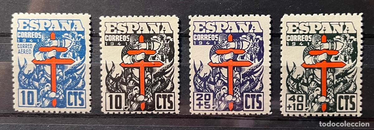 Sellos: 1945 pro tuberculosis,centrados,goma,MNH** - Foto 1