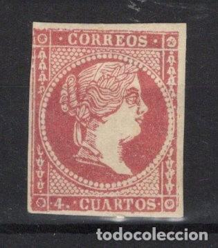 Sellos: PC910 Sellos Espa&ntilde;a a&ntilde;o 1857/60 EDIFIL 48* TIPO I sin garantia v.c. 215 &euro;