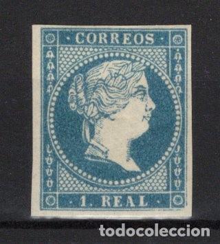 Sellos: PC911 Sellos Espa&ntilde;a a&ntilde;o 1857/60 EDIFIL 49* sello original en NUEVO v.c. 29 &euro;