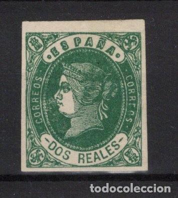 Sellos: PC920 Sellos Espa&ntilde;a a&ntilde;o 1862 EDIFIL 62* en NUEVO sin garantia v.c. 51 &euro;
