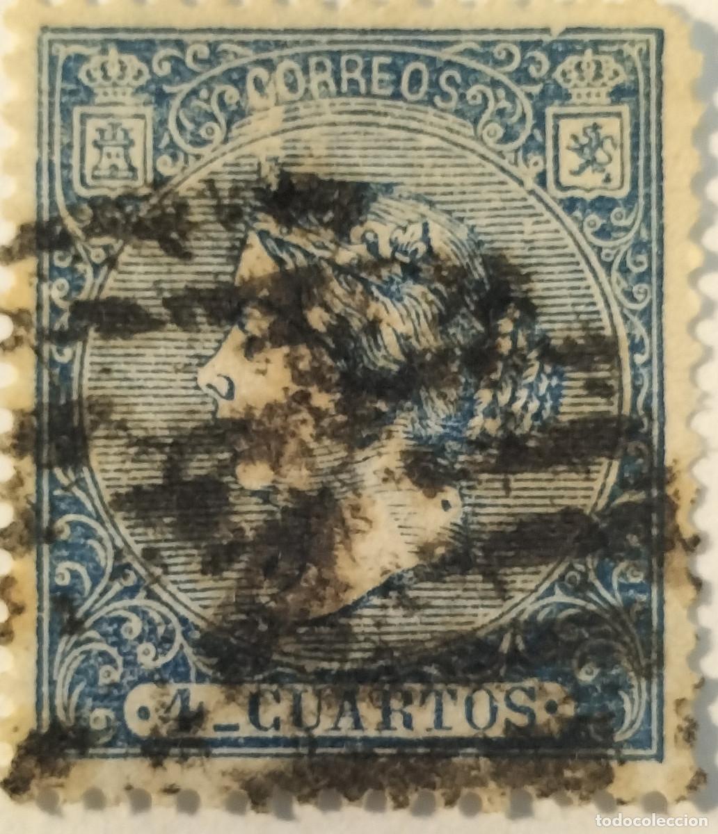 Sellos: Edifil 81 sello AUTENTICO usado Isabel II a&ntilde;o 1866 (RefQK)
