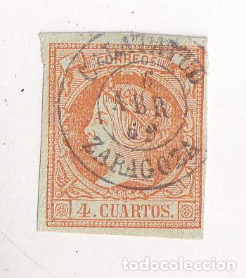 Sellos: SELLO 4 CUARTOS. CALATAYUD. ZARAGOZA. BONITO FECHADOR