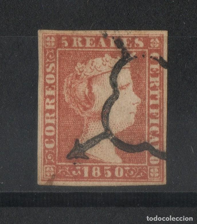 Sellos: Espa&ntilde;a 1850 Edifil 3 Isabel II con Dictamen CEM