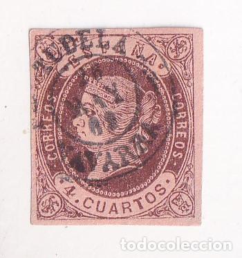Sellos: SELLO 4 CUARTOS. BONITO FECHADOR TUDELA. NAVARRA