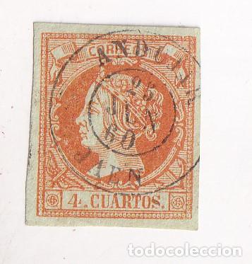 Sellos: SELLO 4 CUARTOS. AND&Uacute;JAR. JA&Eacute;N. 1860. BONITO FECHADOR