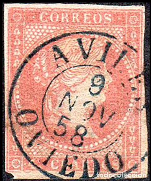 Sellos: Asturias - Edi o 48 - 4 cuartos - Mat Fech. Tp. I &rdquo;Avil&eacute;s&rdquo;