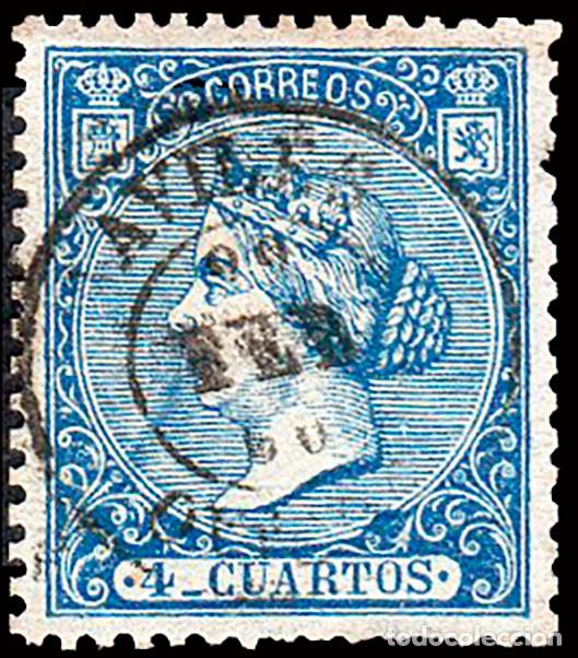 Sellos: Asturias - Edi o 81 - 4 cuartos - Mat Fech. Tp. II &rdquo;Avil&eacute;s&rdquo;