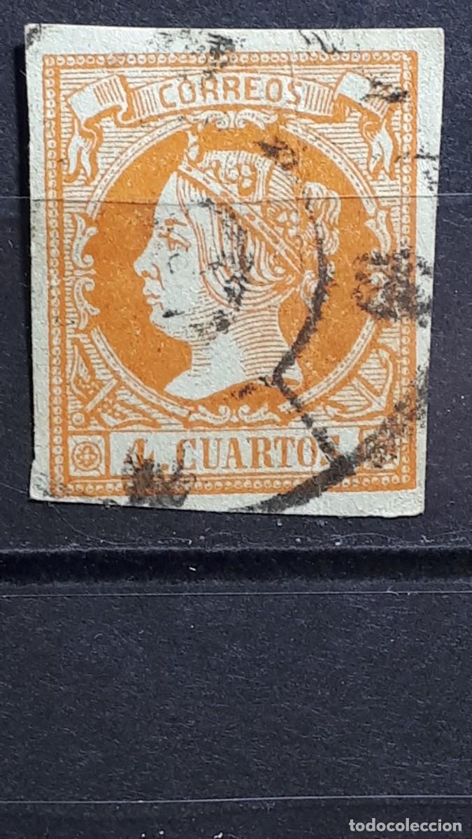 Sellos: ESPA&Ntilde;A. A&Ntilde;O 1860-1. &deg;. Edifil 52