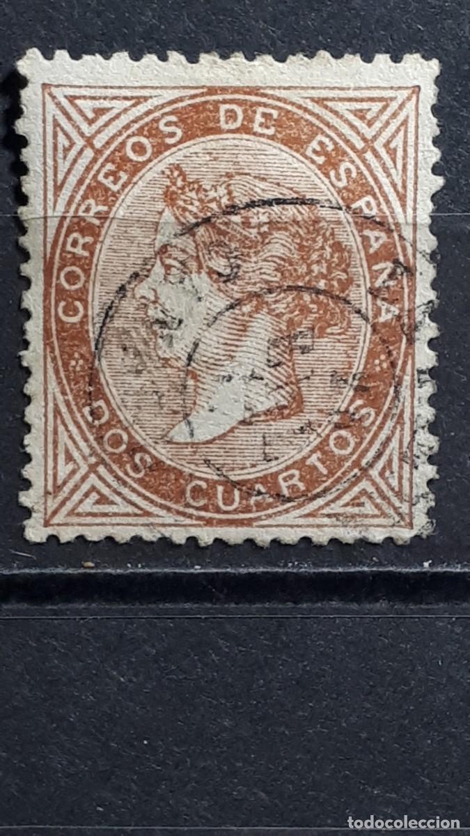 Sellos: ESPA&Ntilde;A. A&Ntilde;O 1867. &deg;. Edifil 87.