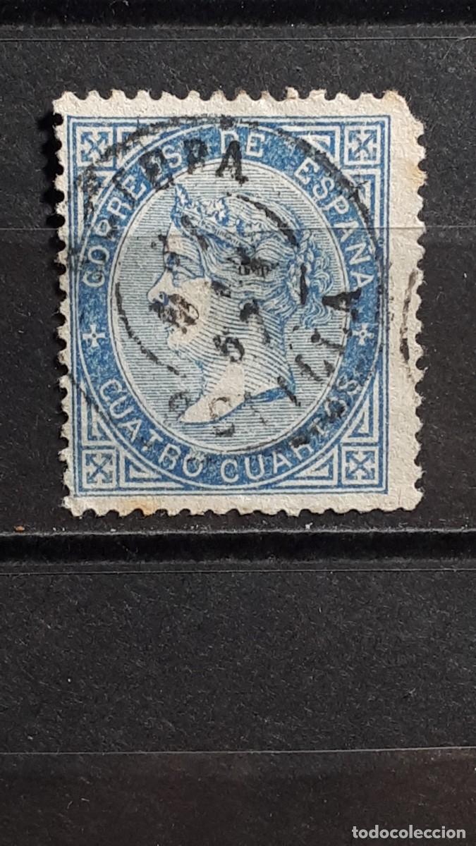 Sellos: ESPA&Ntilde;A. A&Ntilde;O 1867. &deg;. Edifil 88. Matasellos de Estepa. Sevilla