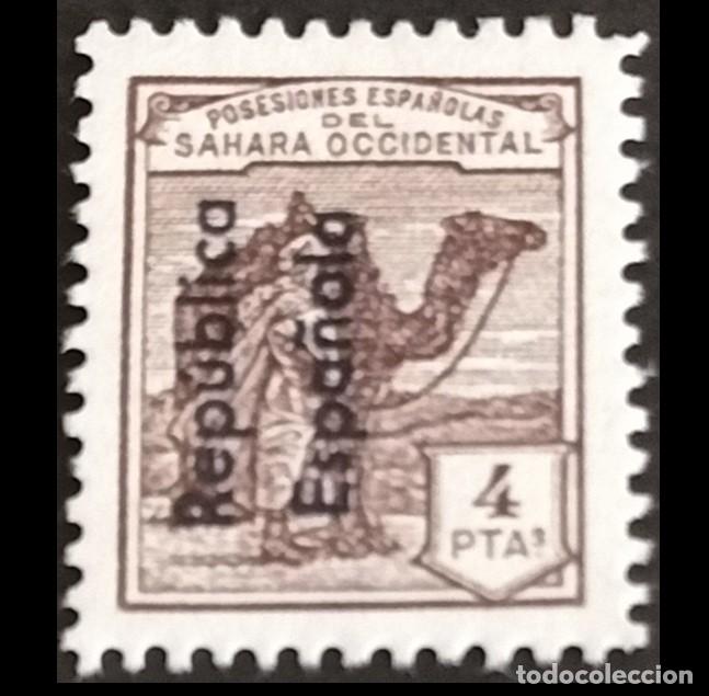 Sellos: Sahara Edifil 46 SIN DENTAR MNH Colonias Espa&ntilde;a 1931-1935 sin fijasellos
