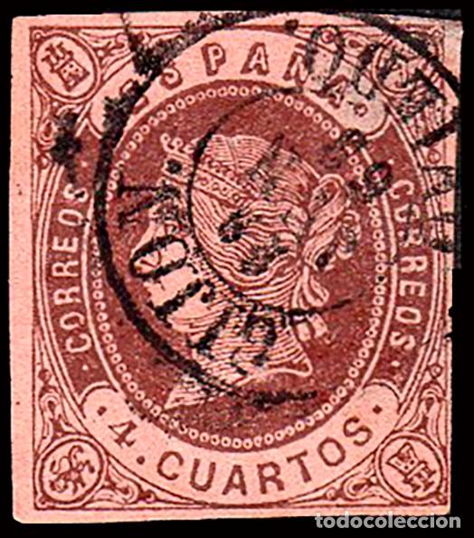 Sellos: Asturias - Edi o 58 - 4 cuartos - Mat Fech. Tp. II &rdquo;Gij&oacute;n&rdquo;