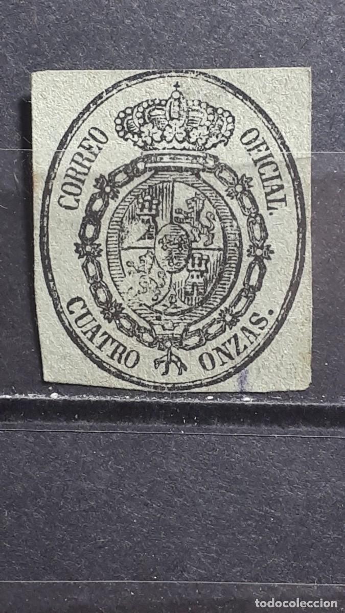 Sellos: ESPA&Ntilde;A. A&Ntilde;O 1855. (*). EDIFIL 37
