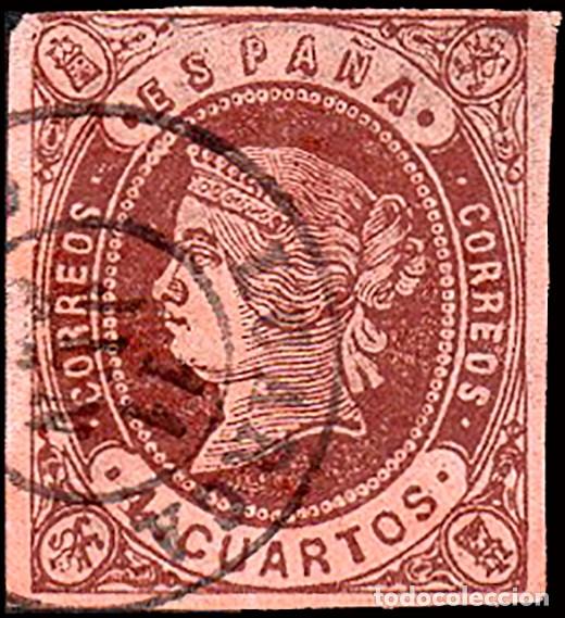 Sellos: Asturias - Edi o 58 - 4 cuartos - Mat Fech Tp. II &rdquo;Luarca&rdquo;