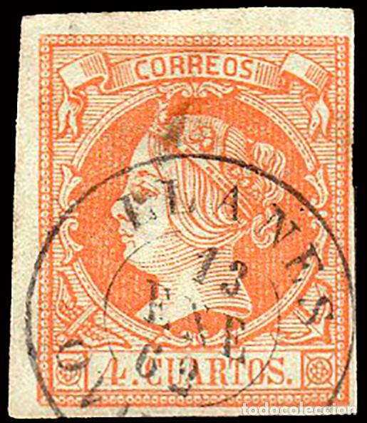 Sellos: Asturias - Edi o 52 - 4 cuartos - Mat Fech Tp. II &rdquo;Llanes&rdquo;