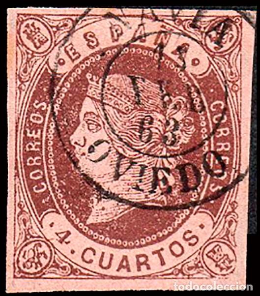 Sellos: Asturias - Edi o 58 - 4 cuartos - Mat Fech Tp. II &rdquo;Navia&rdquo;