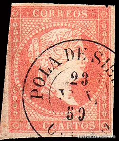 Sellos: Asturias - Edi o 48 - 4 cuartos - Mat Fech Tp. II &rdquo;Pola de Siero&rdquo;