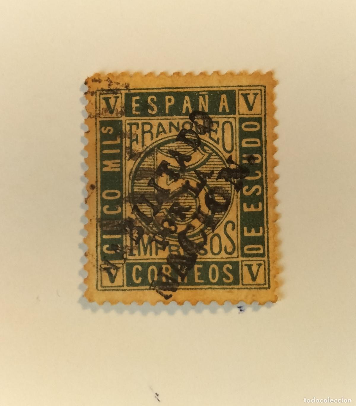 Selos: SELLO ESPA&Ntilde;A CIFRAS HABILITADO POR LA NACION 1967 - ISABEL II - EDIFIL N⁰ 93.