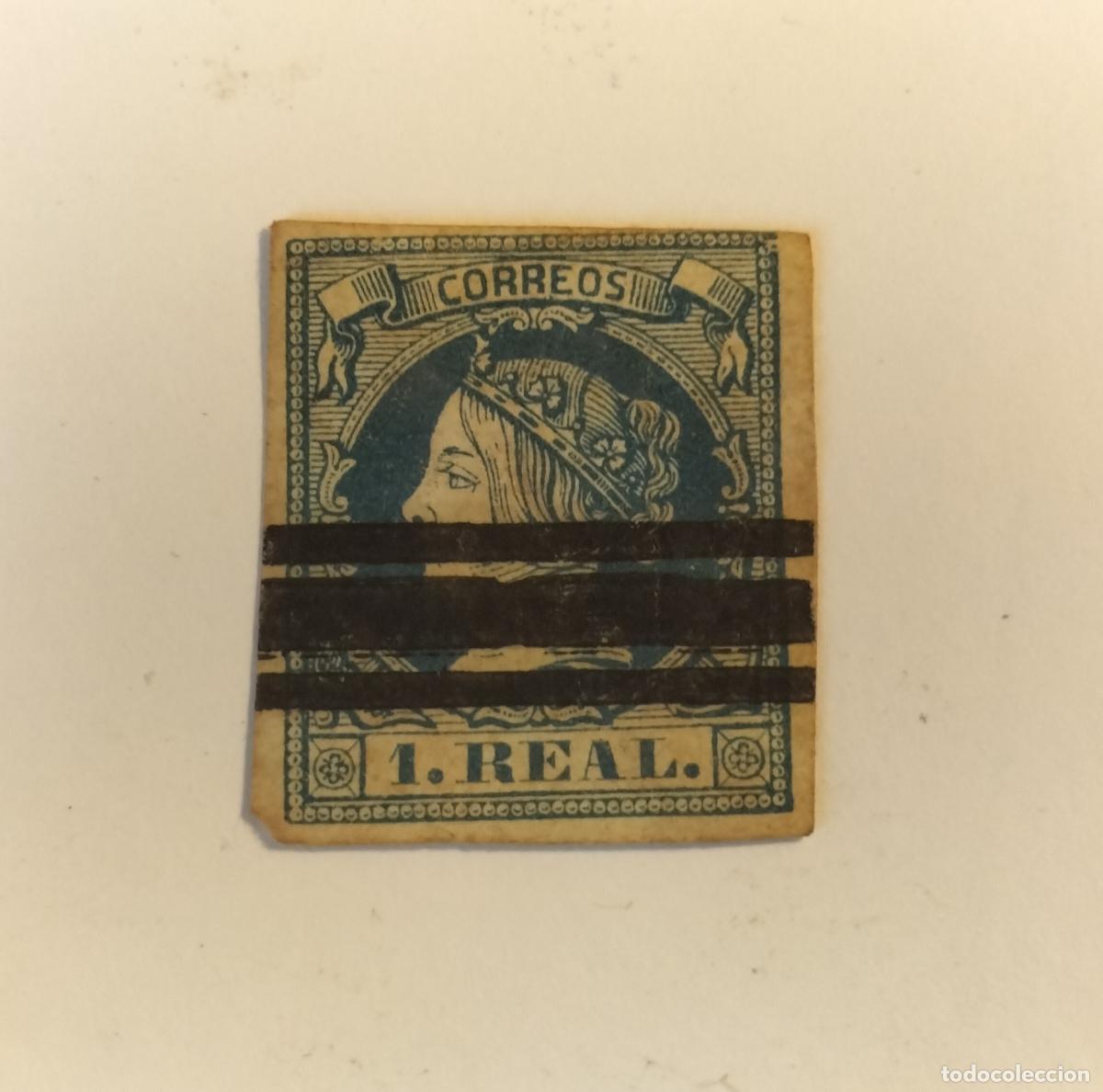 Sellos: SELLO ESPA&Ntilde;A ISABEL II - 1860/1861 - EDIFIL N⁰ 55