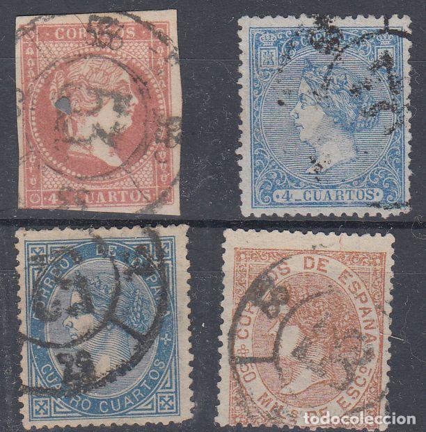 Sellos: EDIFIL N&ordm; 48-81-88-96-RUEDA DE CARRETA N&ordm; 53-ECIJA-