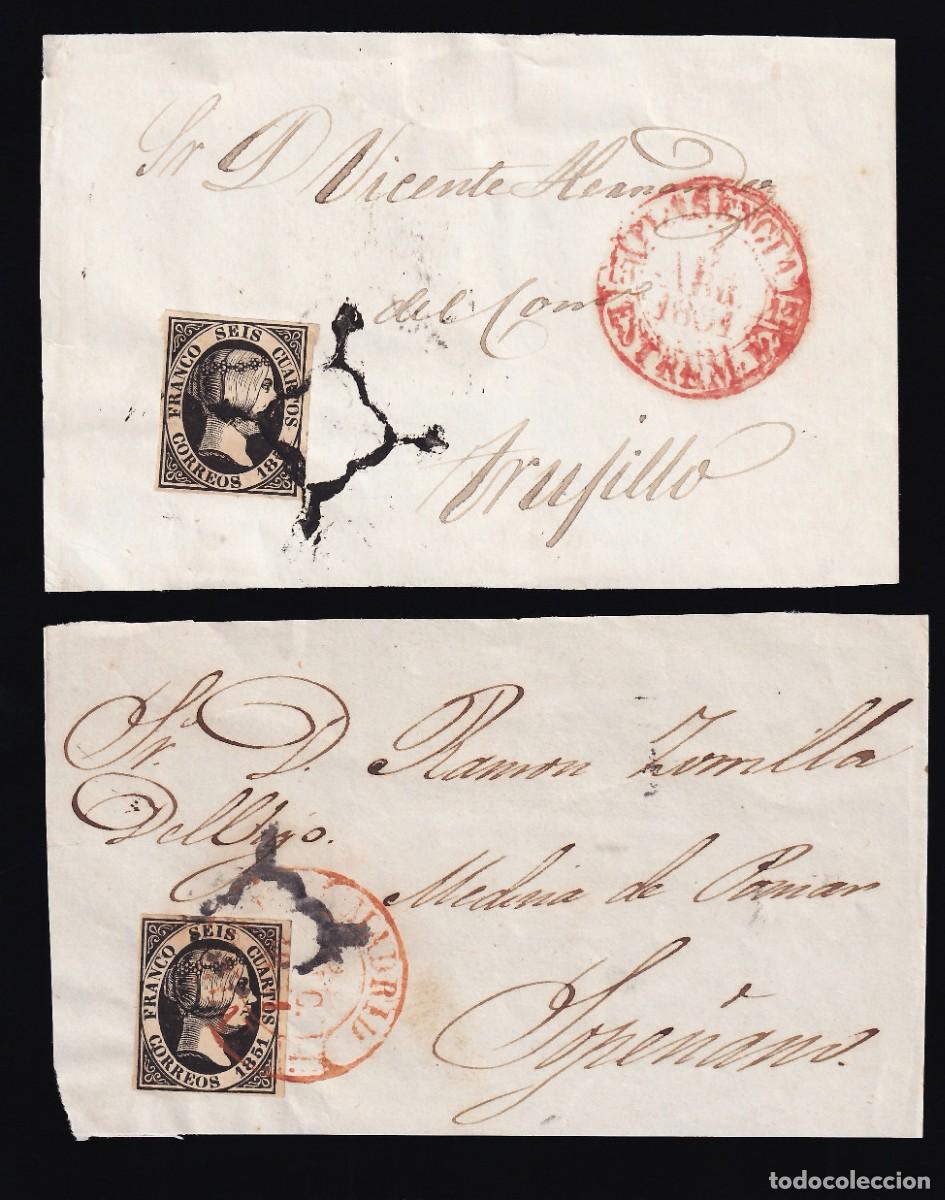 Sellos: 1851 Frontales, 6 cu. negro