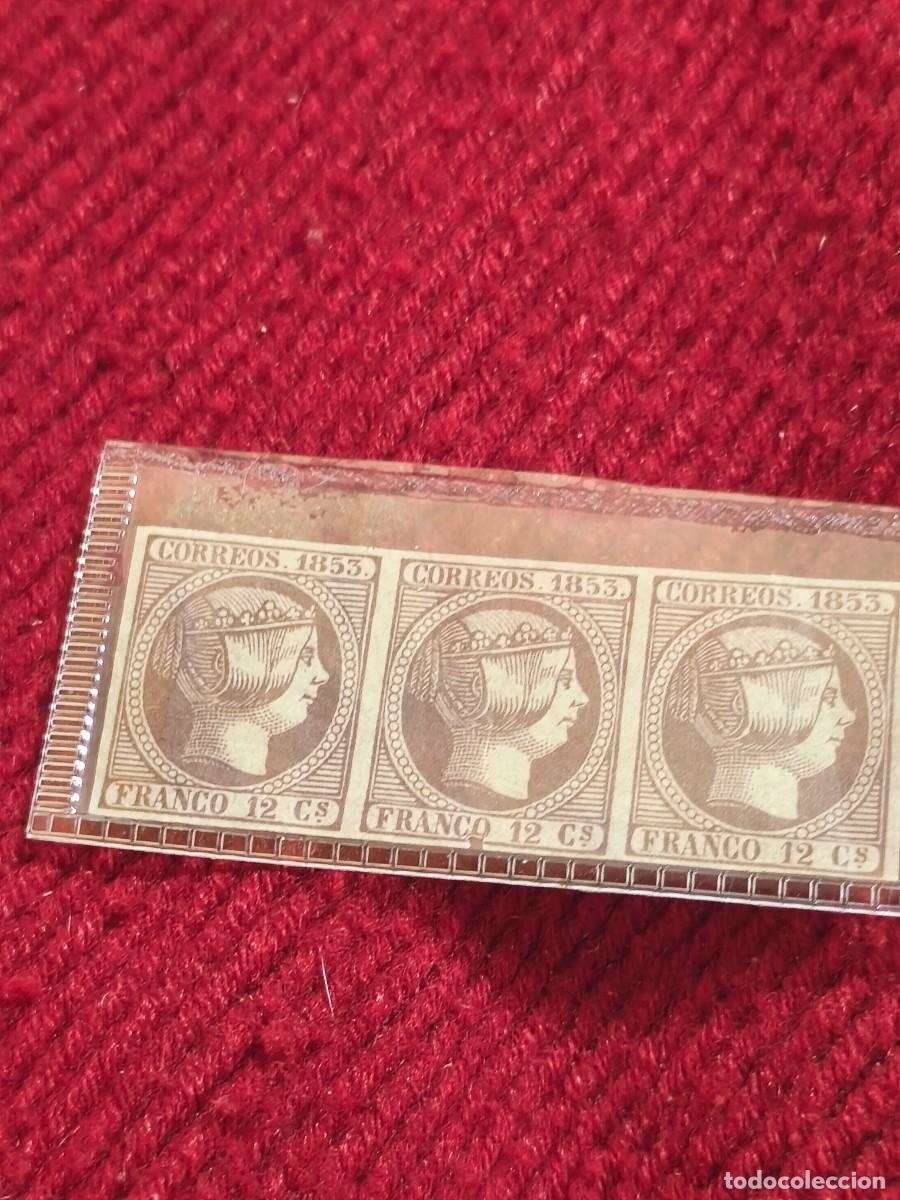 Sellos: Sellos 1853 12 centavos de franco, - Foto 2