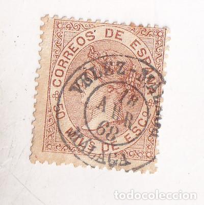 Sellos: SELLO 50 MIL&Eacute;SIMAS. FECHADOR V&Eacute;LEZ M&Aacute;LAGA. 1868