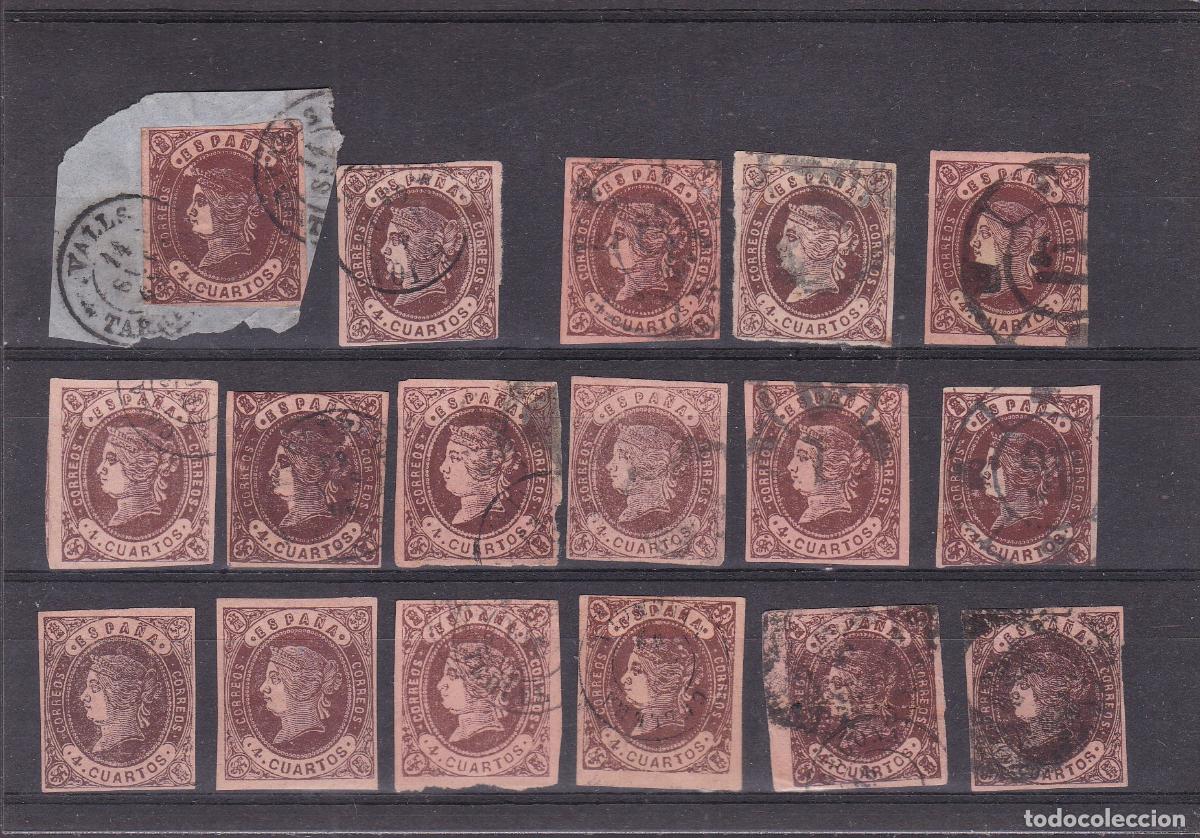 Sellos: FC-198-CLASICOS Edifil 58 x 17 Sellos Variedades