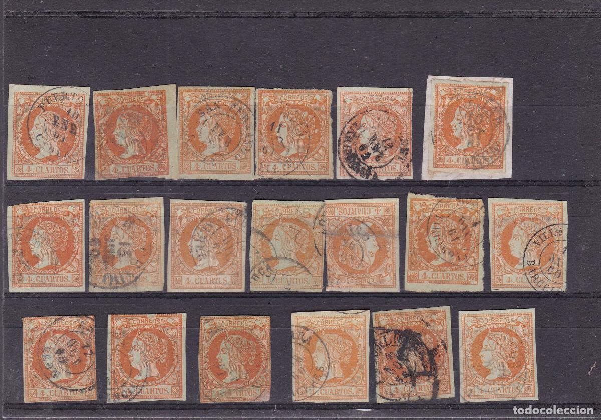 Sellos: FC -318-Cl&aacute;sicos Edifil 52 x 19 Sellos Matasellos FECHADOR