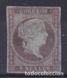 Selos: PC18 Sellos Espa&ntilde;a a&ntilde;o 1855 Edifil 42* sello original en NUEVO v.c. 1120 &euro;