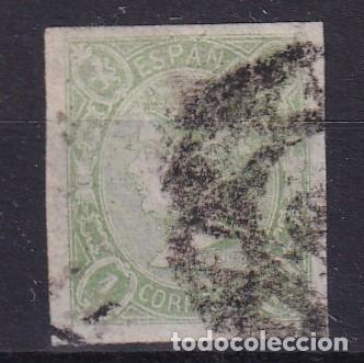 Timbres: PC43 Sellos Espa&ntilde;a a&ntilde;o 1865 Edifil 72&ordm; sello original en usado v.c. 89 &euro;